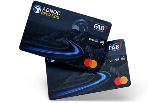 FAB ADNOC Rewards Credit Card card image