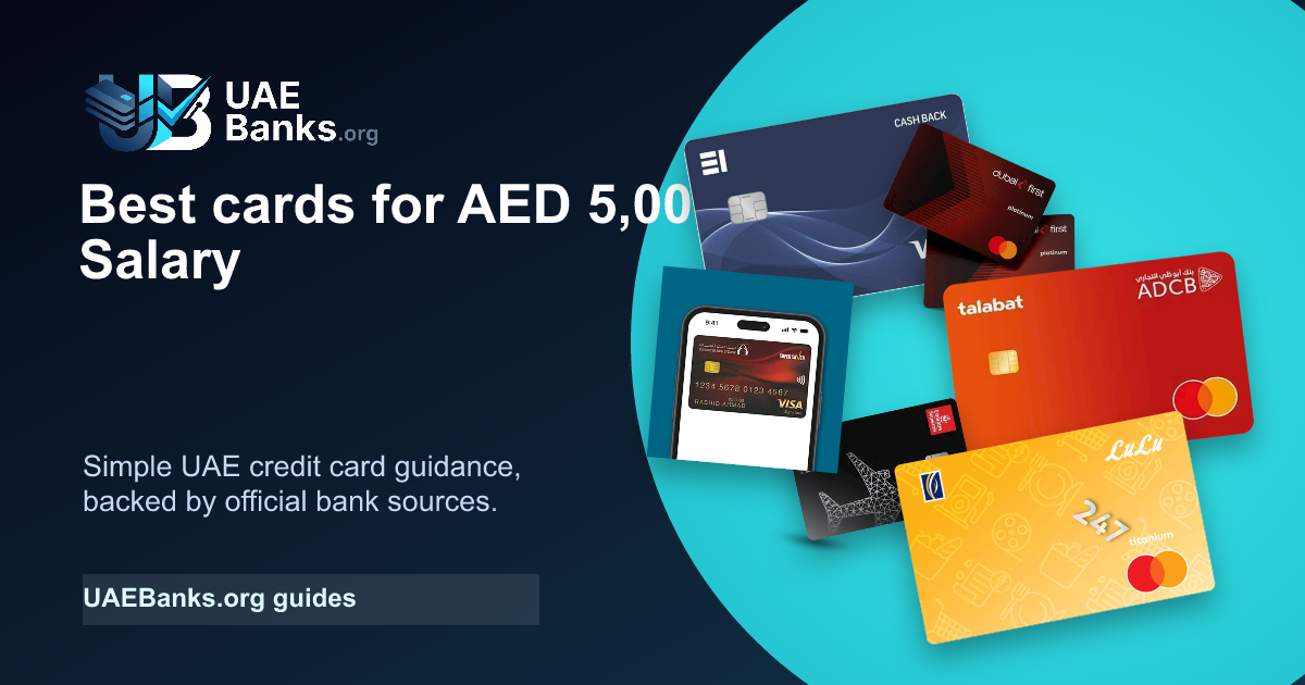 Best Credit Cards in UAE for AED 5,000 Salary guide thumbnail